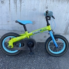 スクスクバイク　12インチ　IGNIO　キックバイクにもできる　の画像