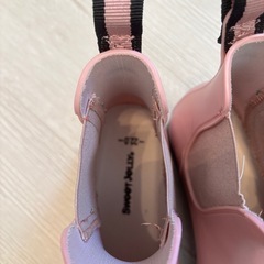 キッズ　長靴　ピンク　22㎝の画像