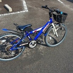 美品　子供用自転車24インチ6段変速