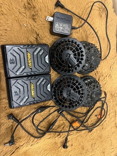 空調服　17V バッテリー　ファン