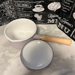 富士ホーロー蓋つきミルクパン15cmの画像