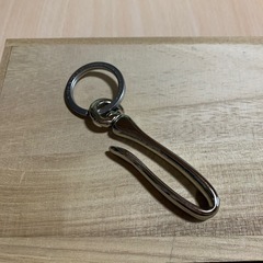 真鍮 ツリバリ回転フック キー
ホルダー シルバー（KC,ｓダブ...
