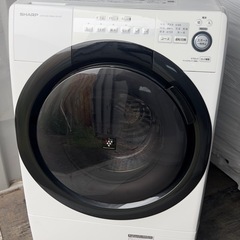 🔥🔥シャープ7kg22年購入🔥🔥→左開き✨❗️ 7kgドラム式洗...