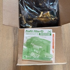 水槽(45cm)と外掛けフィルターの画像