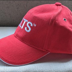 キャップ、野球帽、IELTS、GRACE，赤、未使用品、