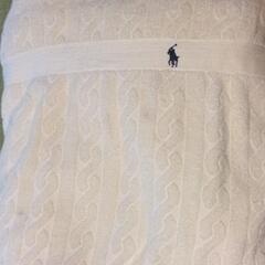 お話中です　シングルタオルケット　日本製　ラルフローレン