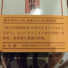 現代中国語辞典の画像