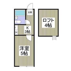 KS🌸初期費用５万🏠✨💕敷金ゼロ🌟礼金ゼロ🌟仲介手数料ゼロ🌟東武...