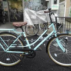 中古自転車３５２９　２６インチ　ギヤなし　LEDオートライト