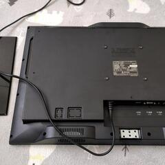 24インチDVDプレーヤー内蔵テレビの画像