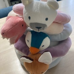 動物の輪投げセットの画像