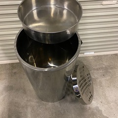 スタンド灰皿　ステンレスの画像