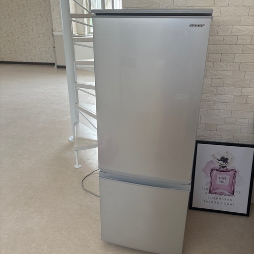 【美品】2ドア式冷蔵庫　SHARP