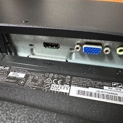 🖥️モニター ディスプレイ番号9  ASUS 2018年製 22インチ 大阪市内 配達無料  保管場所での引き取りは値引きしますの画像