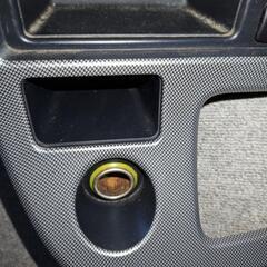 ダイハツアトレー用シルバーカーボン調インパネパネル　シフトパネルセット の画像