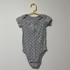 ベビー服半袖ロンパース２枚セット９M