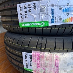 月曜日まで値引きします☆新品☆未使用☆タイヤ  2本 215/65R16   の画像