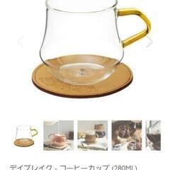 eilong コーヒーカップ(コースターつき)４個の画像