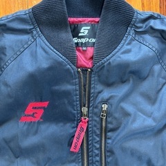 Snap-on MA-1ジャケット M ブラックの画像