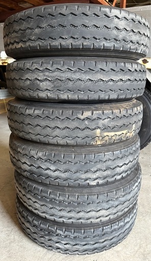 ダンロップ◇SP524◇225/80R17.5◇夏用6本◇2016年