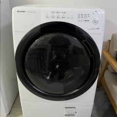 シャープドラム式洗濯機7kgの画像