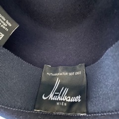 Muhlbauer 紺　ほぼ未使用帽子の画像