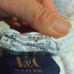 お話中です　タオルケット　日本製の画像