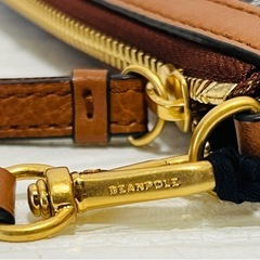希少 新品未使用 タグ付き BEANPOLE レザー ミニショルダーバックの画像