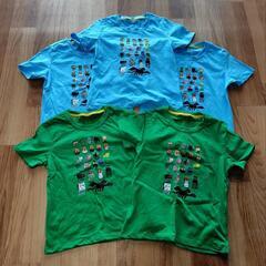 訳あり:マインクラフト半袖Tシャツ120cm5点