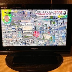 AQUOSテレビと室内アンテナ