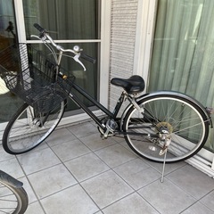 自転車　26インチ　黒