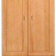 新品未使用品 90cm幅 服吊 ワードローブ ライトブラウン