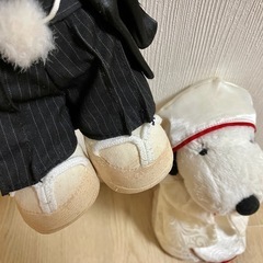 スヌーピー&ベル和装ぬいぐるみの画像