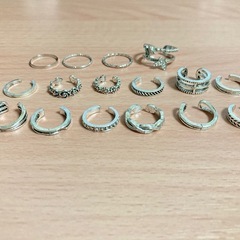 💍シルバーカラーリング 16個セット 新品未使用⭐️