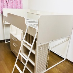 【美品】ニトリ　システムベッド　デニッシュ