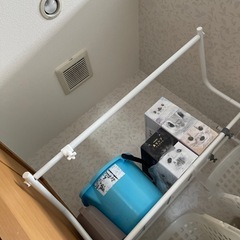 洗濯機上収納（伸縮）の画像