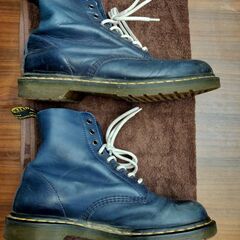ドクターマーチン(Dr. Martens) ネイビー ワークブーツ 28センチの画像