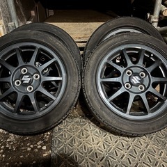 スズキ アルトワークスHA36s 15インチ 純正ホイールセット