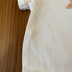 星の刺繍 ホワイト フリル Tシャツの画像
