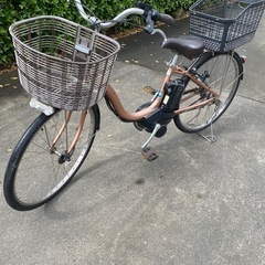 
ブリヂストン電動アシスト自転車 24インチの画像