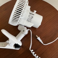 山善クリップ扇風機　YCT-F184の画像