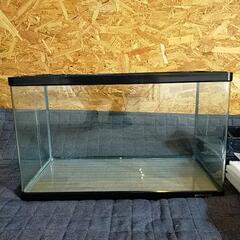 【中古】NISSO 60cm水槽セット（上部フィルター・ガラス蓋付き）