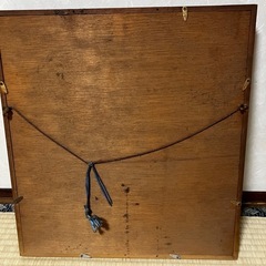 天然石絵画　鶴の画像