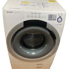 SHARP 左開き ES-S7A-WL 2016年 ドラム式洗濯...