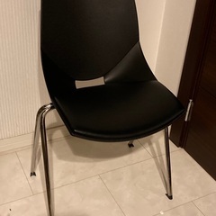 イタリア製　コスカチェア　デザイナーズチェア　ダイニングチェア　ブラックの画像