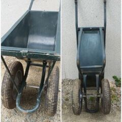 ネコ車　一輪車　手押し車　二輪手押し車　農作業　引き取り限定