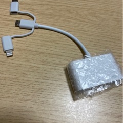 最新型 SDカードリーダー 3in1 iPhone/Type C...