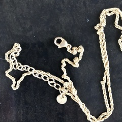 ネックレス（琥珀　蝶）の画像