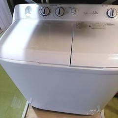 ハイアール　二槽式洗濯機　JW-W55F　2022年製