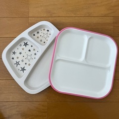 食器　お食事プレート　2点 こども　ベビー